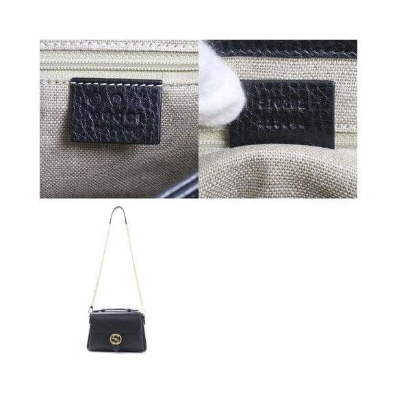 Gucci Versatile  Interlocking Leather Handbag - Picture 3 of 5
